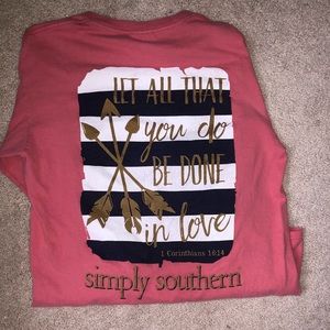 Coral Simply Southern Shirt